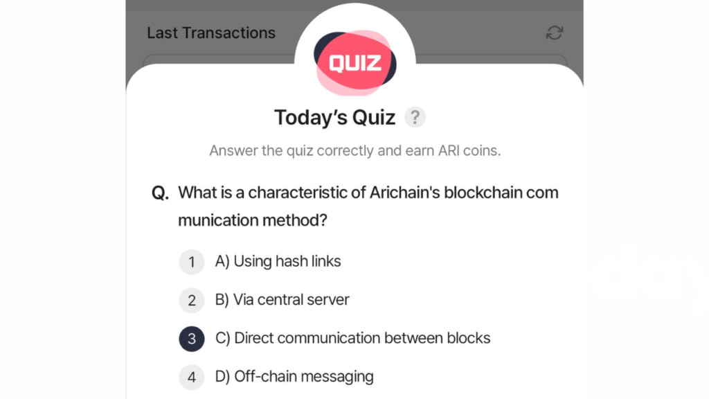 Ari Wallet Daily Quiz 28 February 2025