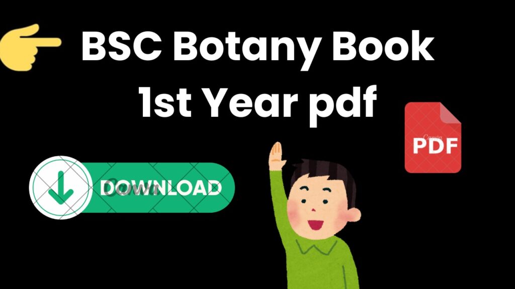 BSC Botany Book 1st Year pdf