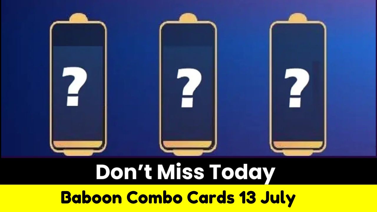 Baboon Combo Cards 13 July