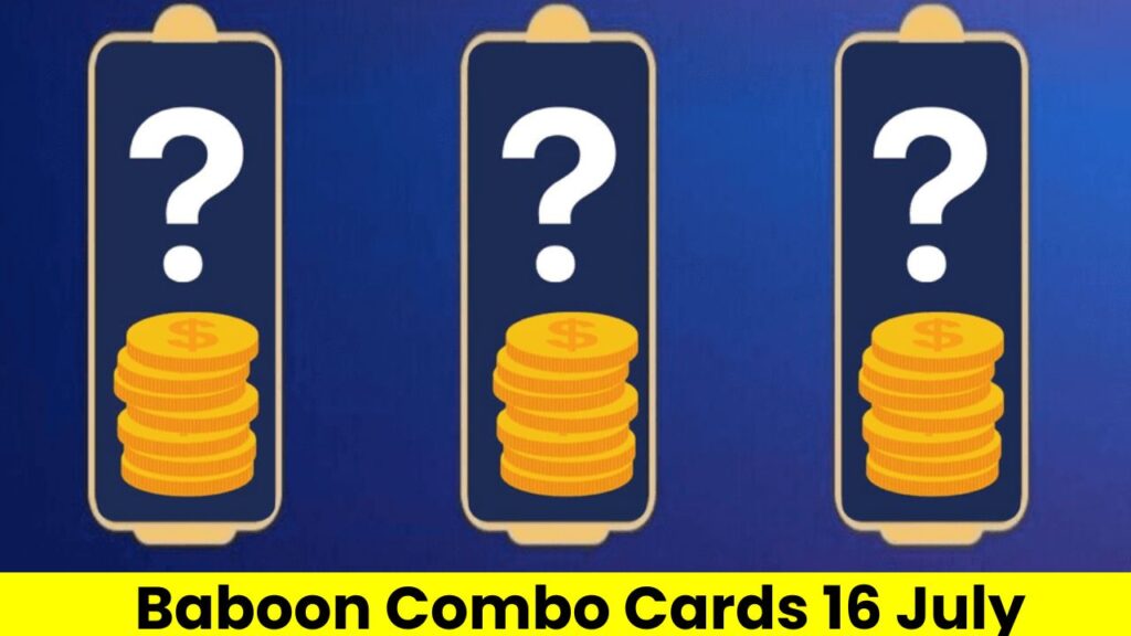 Baboon Combo Cards 16 July