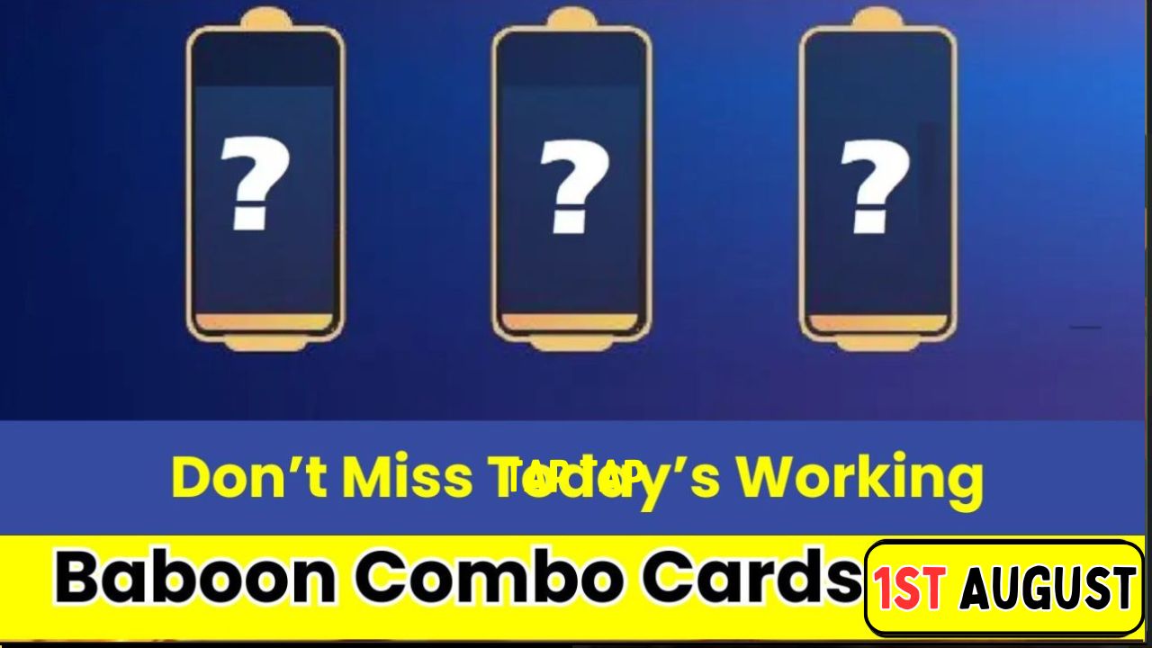 Baboon Combo Cards 1st August