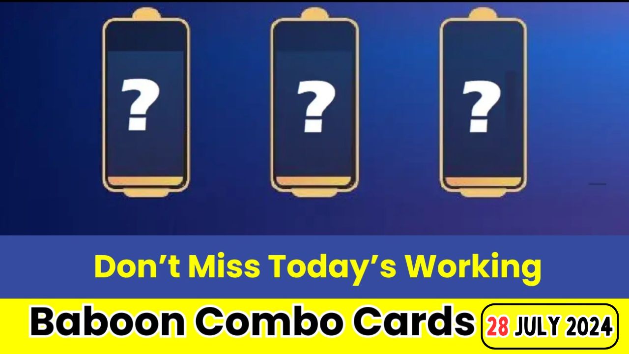 Baboon Combo Cards 28 July