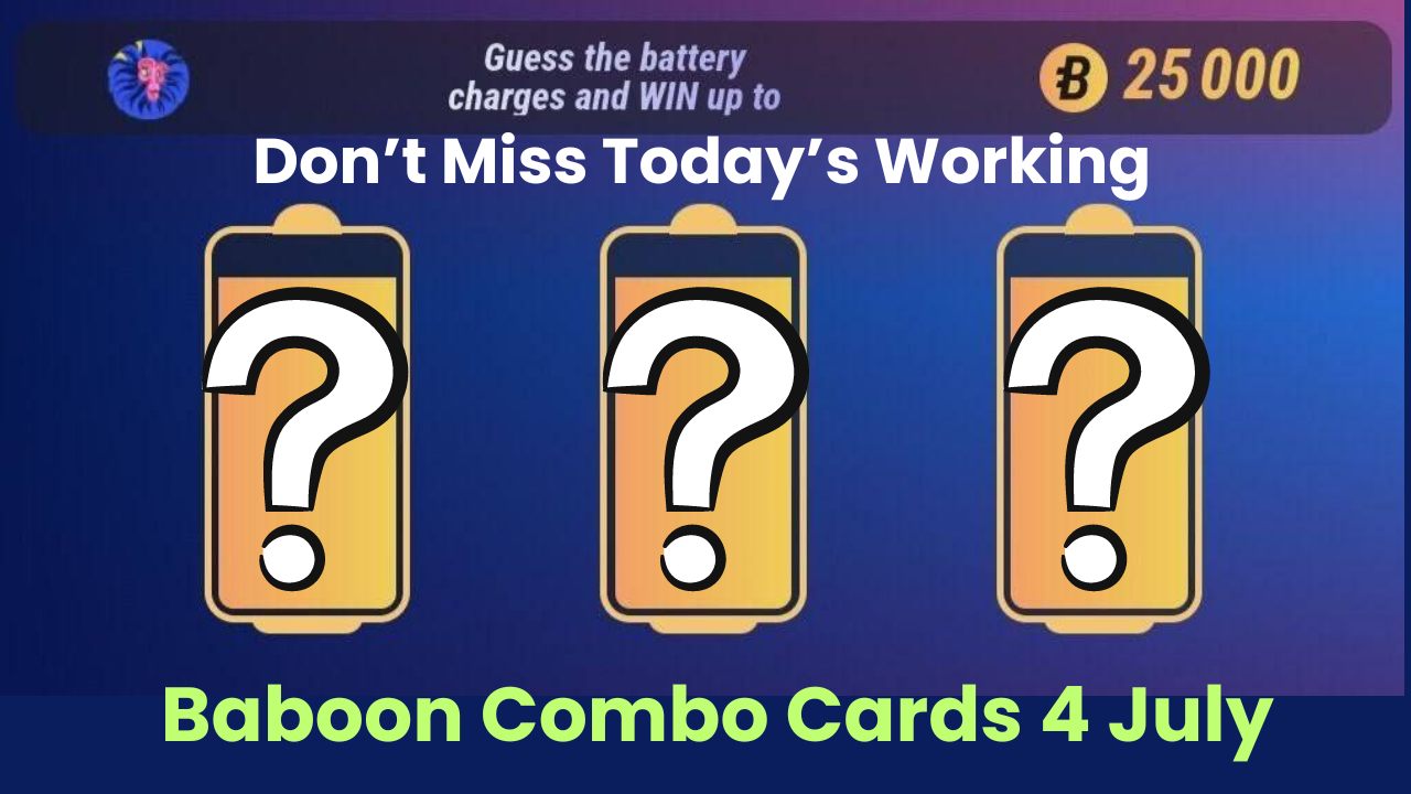 Baboon Combo Cards 4 July