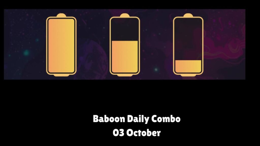 Baboon Daily Combo 03 October