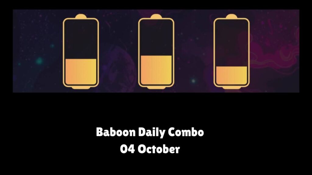 Baboon Daily Combo 04 October