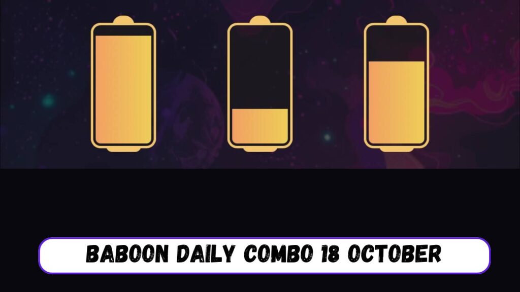 Baboon Daily Combo 18 October