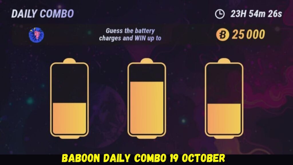 Baboon Daily Combo 19 October