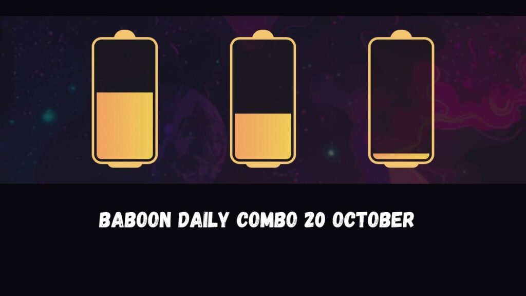 Baboon Daily Combo 20 October