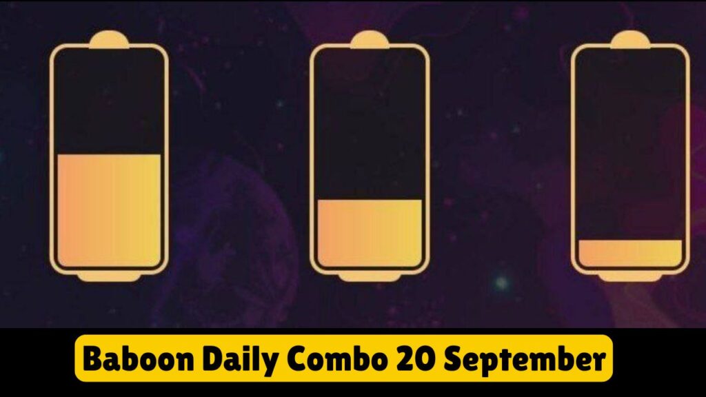 Baboon Daily Combo 20 September