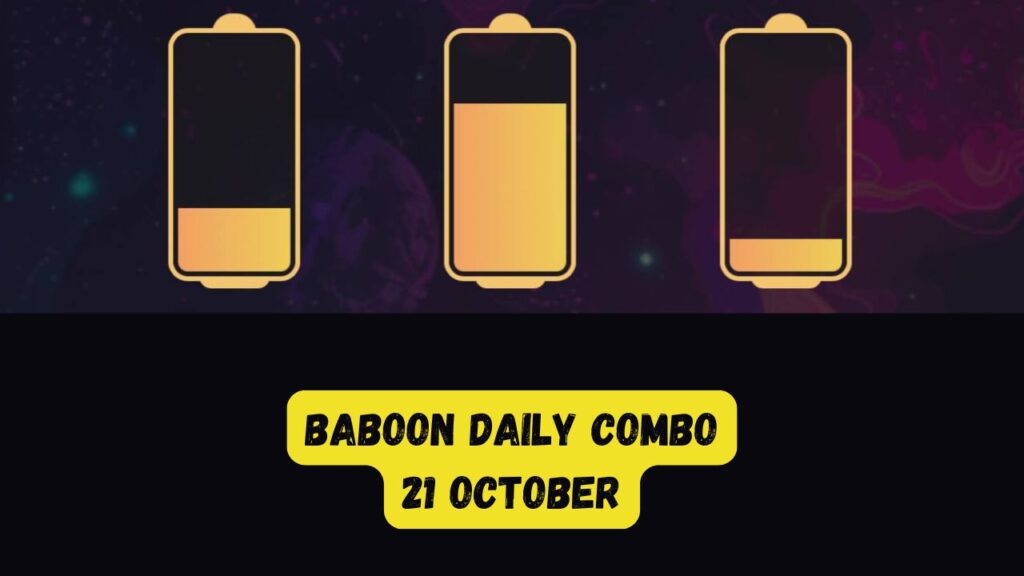 Baboon Daily Combo 21 October