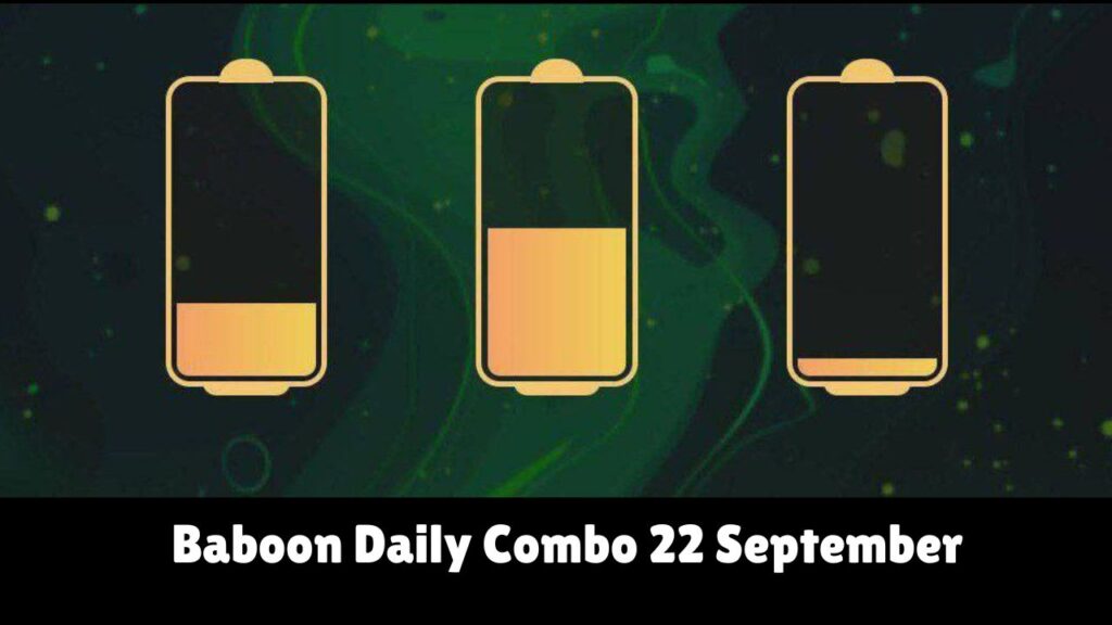 Baboon Daily Combo 22 September