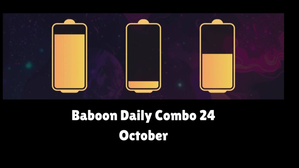 Baboon Daily Combo 24 October