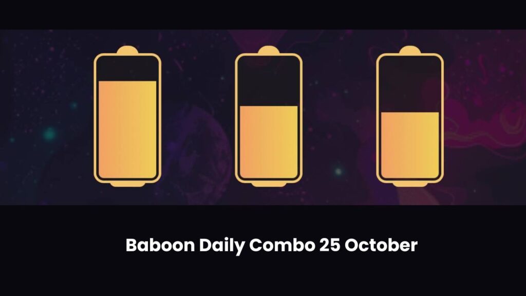 Baboon Daily Combo 25 October