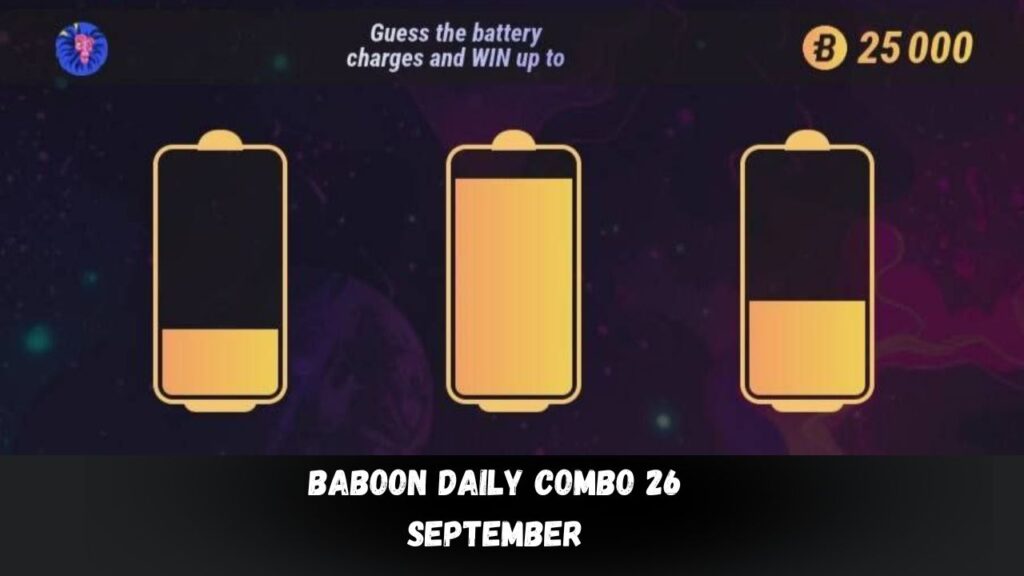 Baboon Daily Combo 26 September