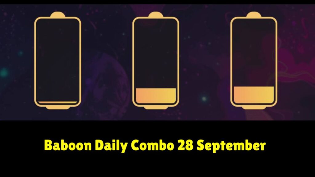 Baboon Daily Combo 28 September