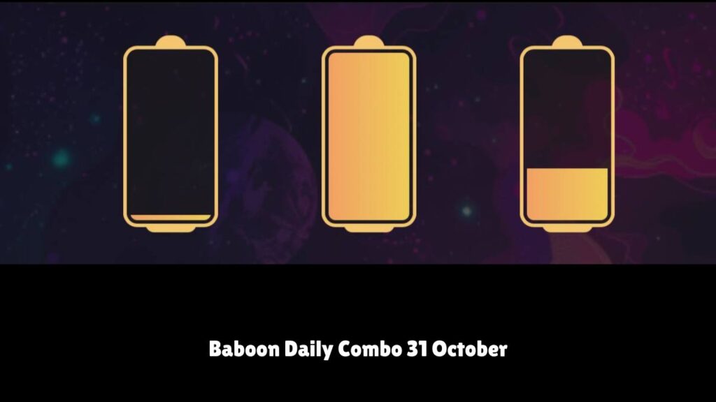 Baboon Daily Combo 31 October