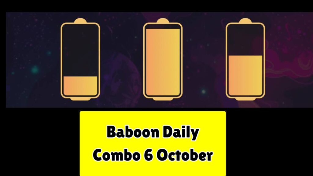 Baboon Daily Combo 6 October