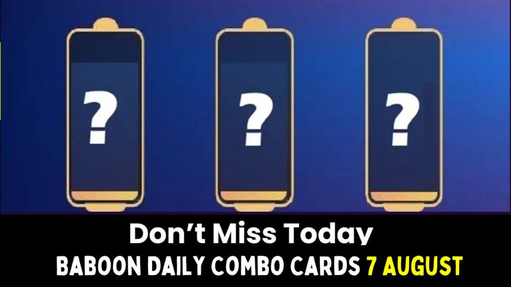  Baboon Daily Combo Cards 7 August