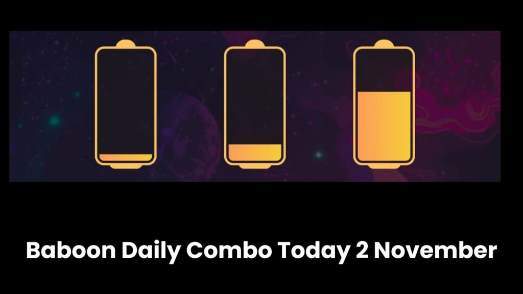 Baboon Daily Combo Today 2 November