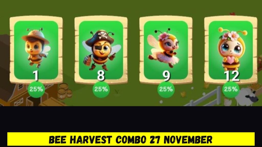 Bee Harvest Combo 27 November