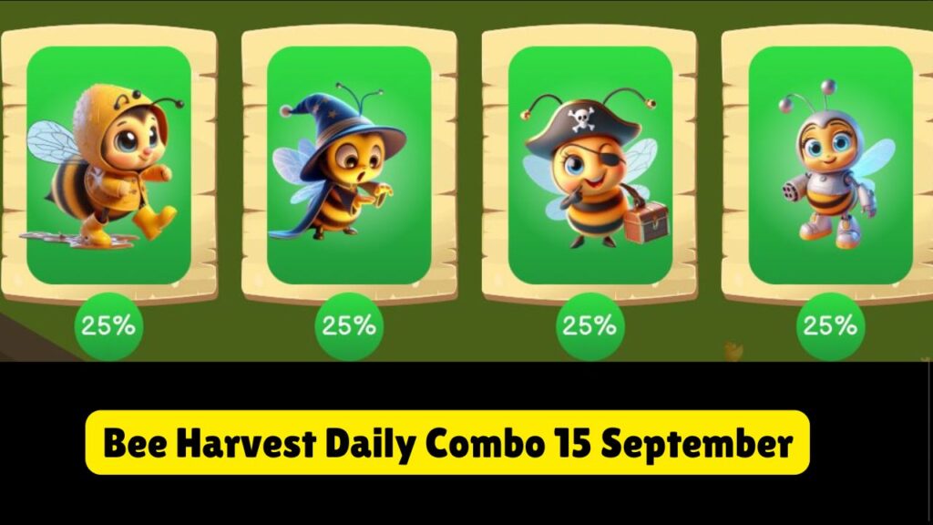 Bee Harvest Daily Combo 15 September