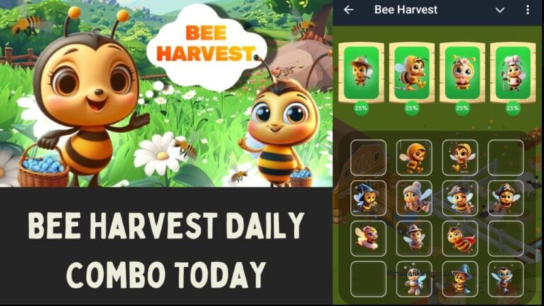 Cared Bee Don’t Miss Today’s Working Bee Harvest Daily Combo Card 2 November