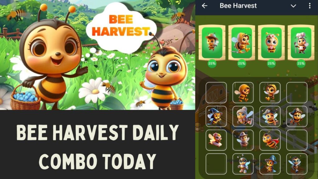 Bee Harvest Daily Combo Today 