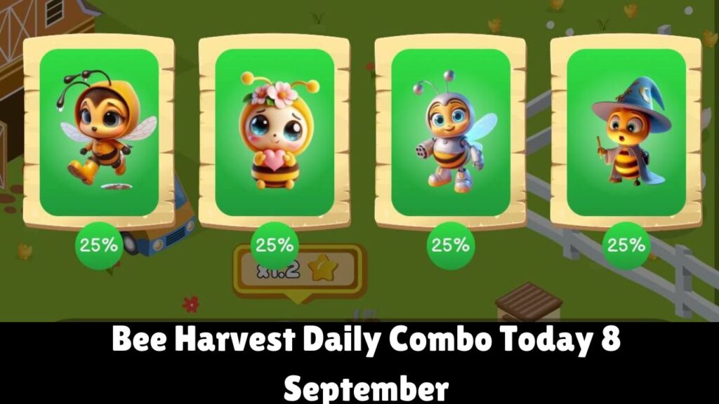 Bee Harvest Daily Combo Today 8 September