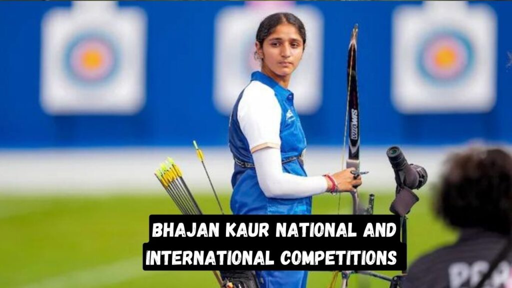 Bhajan Kaur National and International Competitions