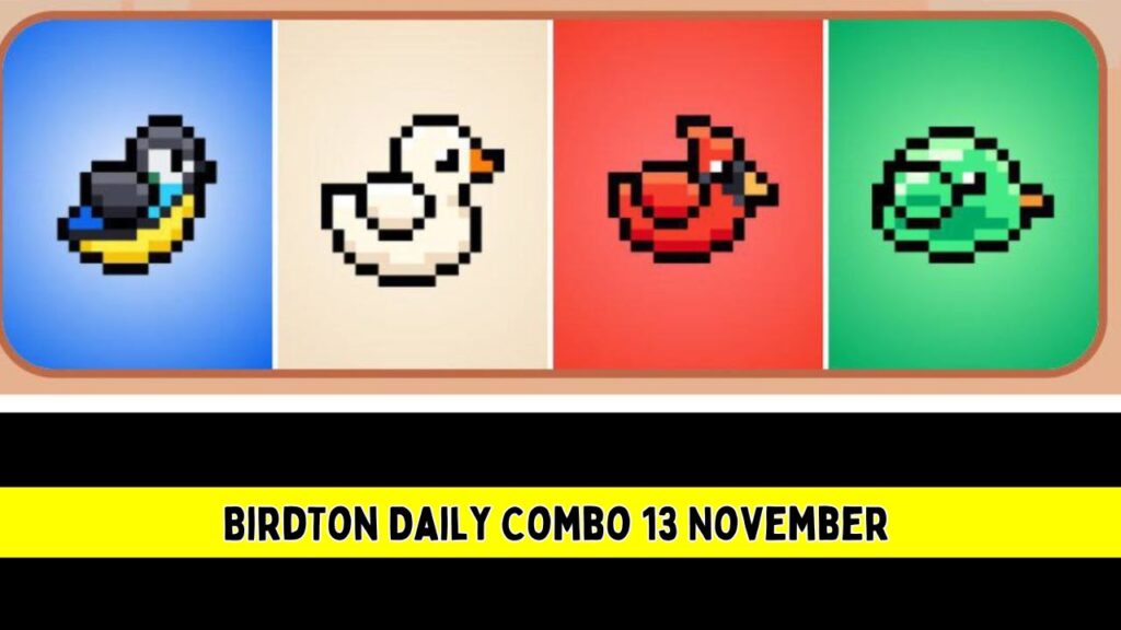 BirdTon Daily Combo 13 November