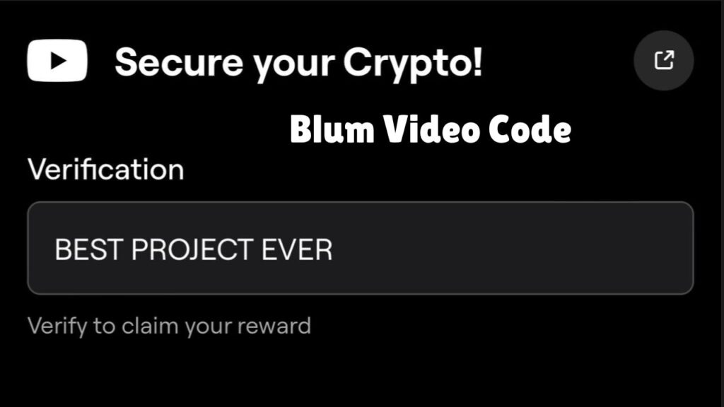 Blum Daily Video Code 14 September