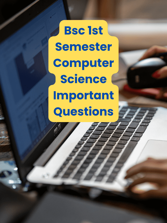 Bsc 1st Semester Computer Science Important Questions