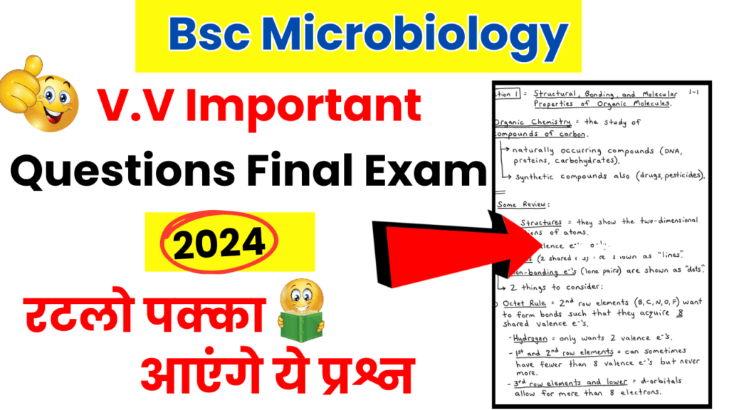 Bsc Microbiology Important Questions 