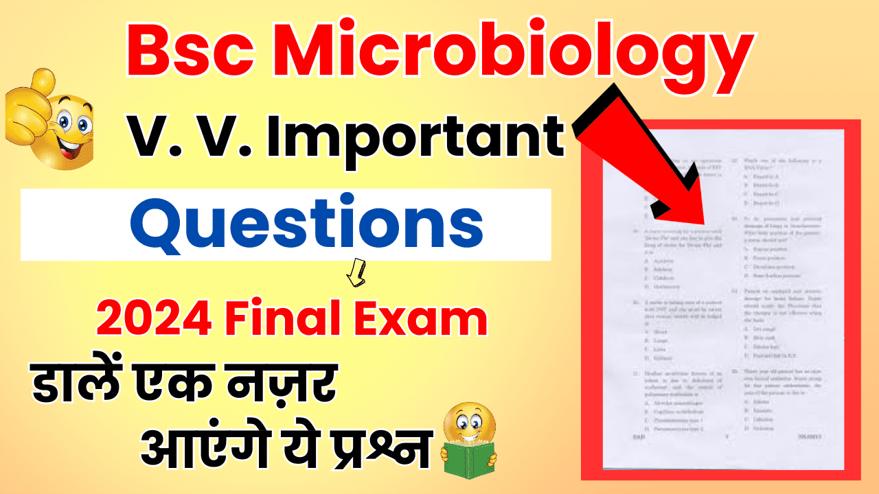 Bsc Microbiology Important Questions Final Exam