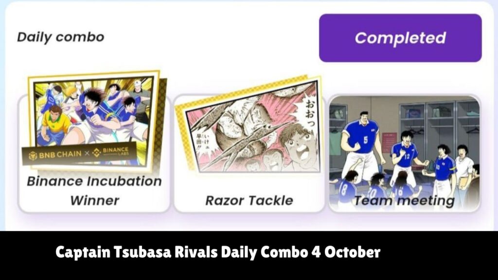 Captain Tsubasa Rivals Daily Combo 4 October