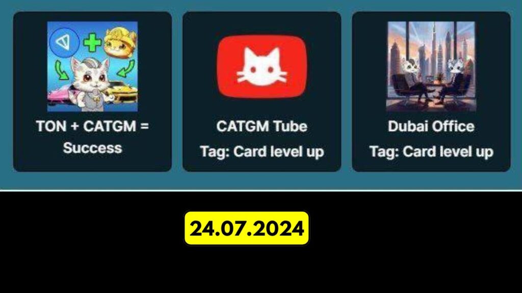  CatGoldMiner Daily Combo 24 july