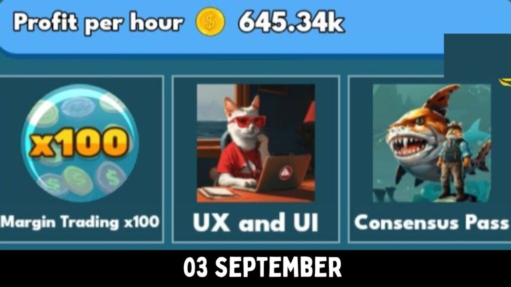 CatGoldMiner Daily Combo 3 September