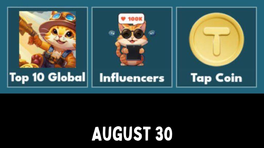 CatGoldMiner Daily Combo 30 August