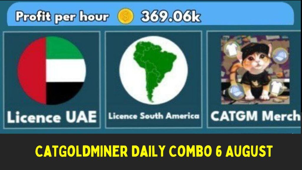 CatGoldMiner Daily Combo 7 August