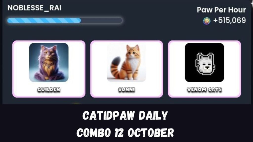 CatIdPaw daily combo 12 October