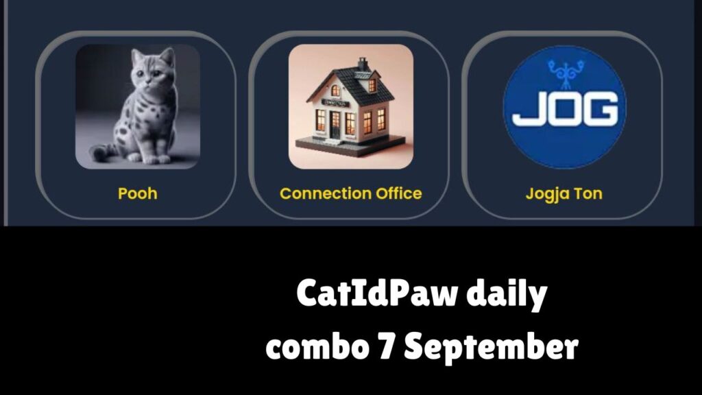 CatIdPaw daily combo 7 September