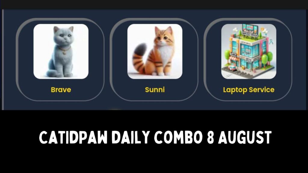 CatIdPaw daily combo 8 August