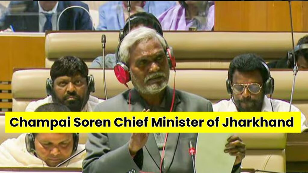 Champai Soren Chief Minister of Jharkhand