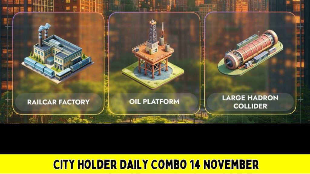 City Holder Daily Combo 14 November