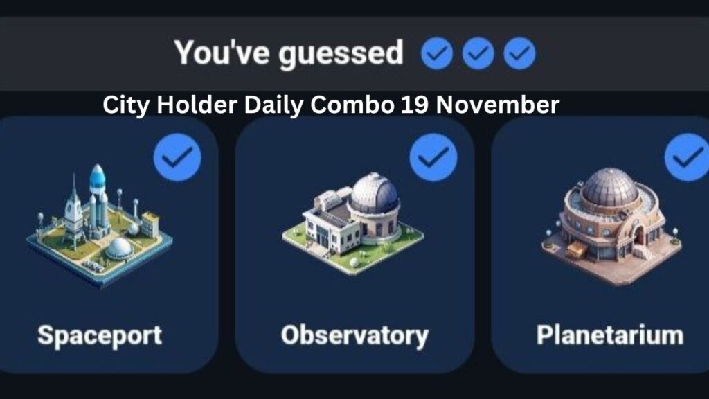 City Holder Daily Combo 19 November