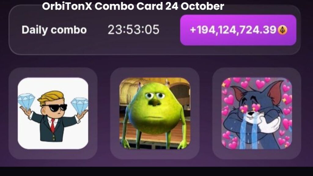 OrbiTonX Combo Card 24 October