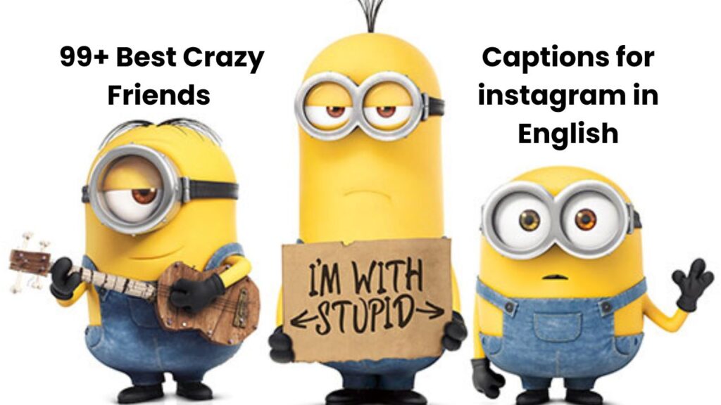 Crazy Friends Captions for instagram in English