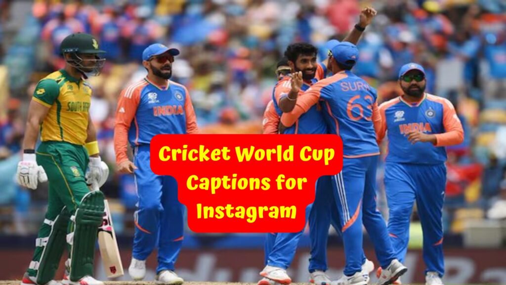 Cricket World Cup Captions for Instagram