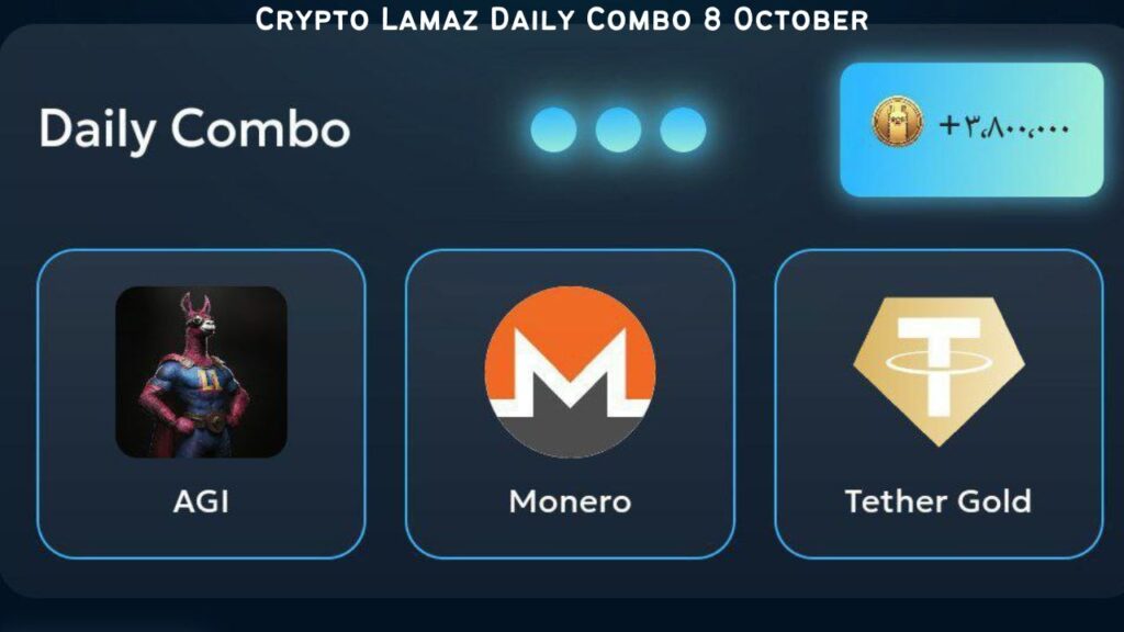 Crypto Lamaz Daily Combo 8 October