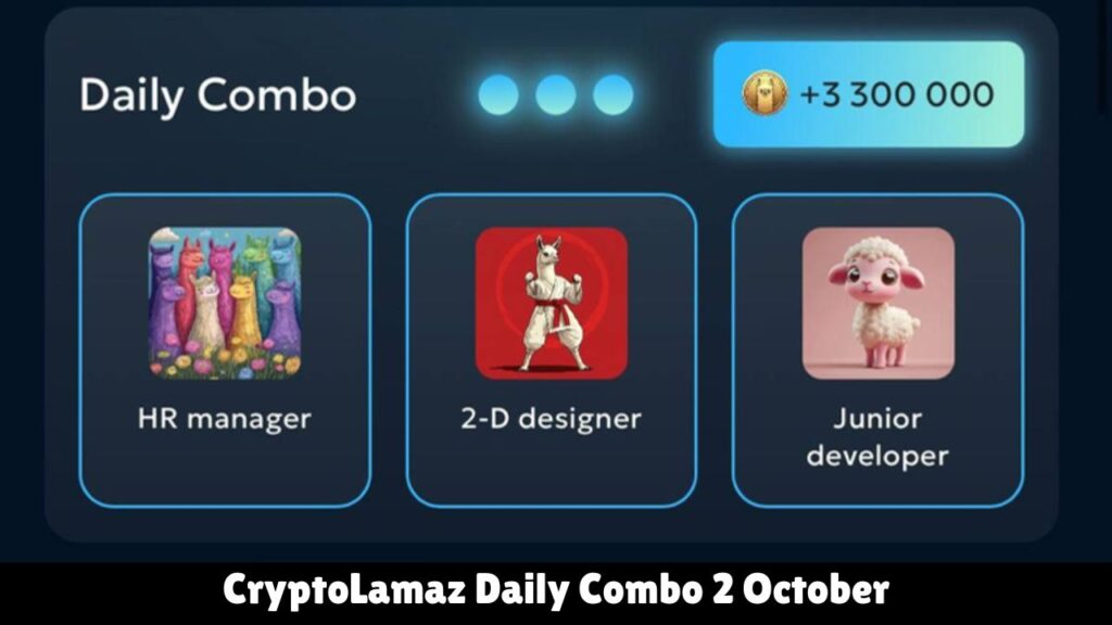 CryptoLamaz Daily Combo 2 October